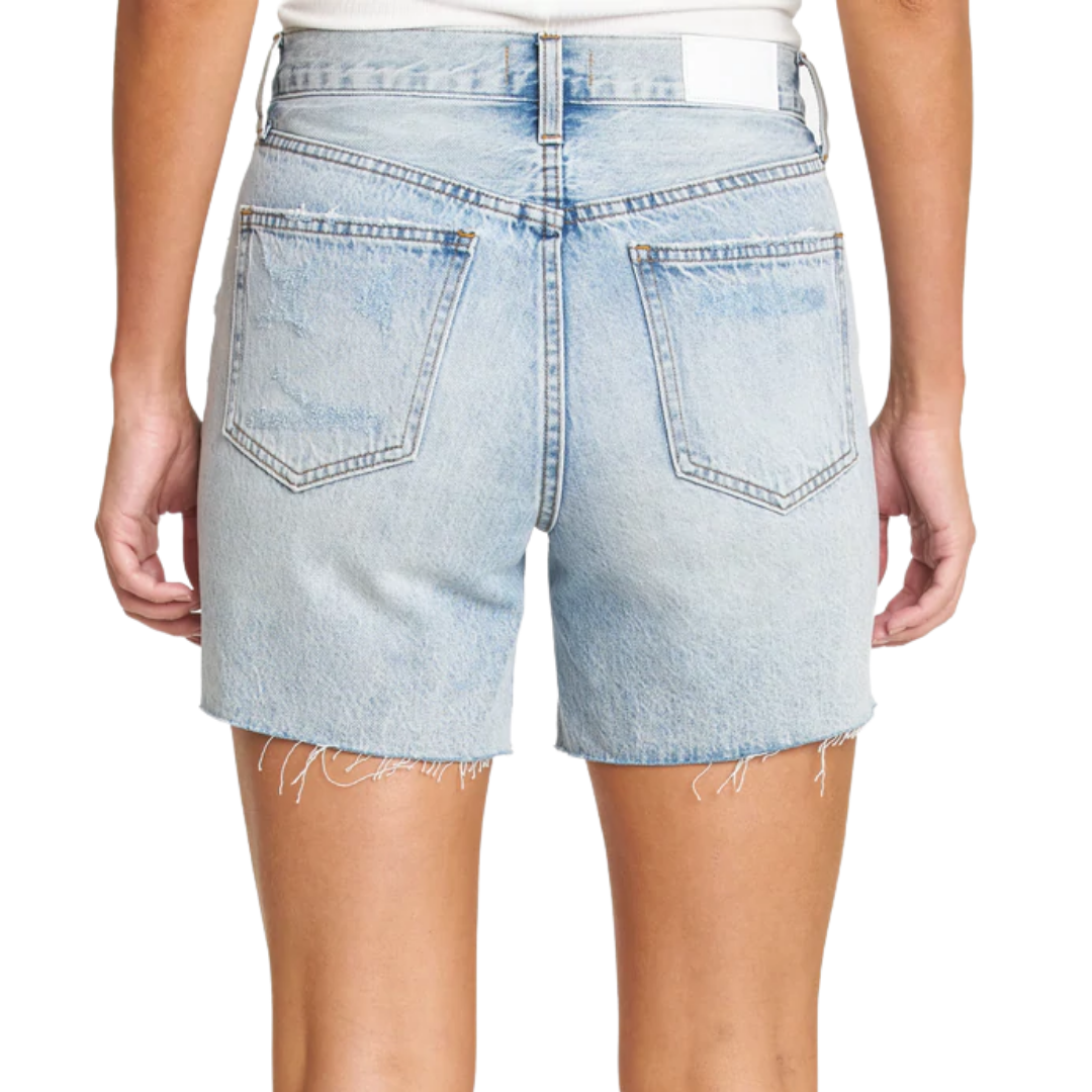 Pistola Devin High Rise Mom Cut Off Shorts