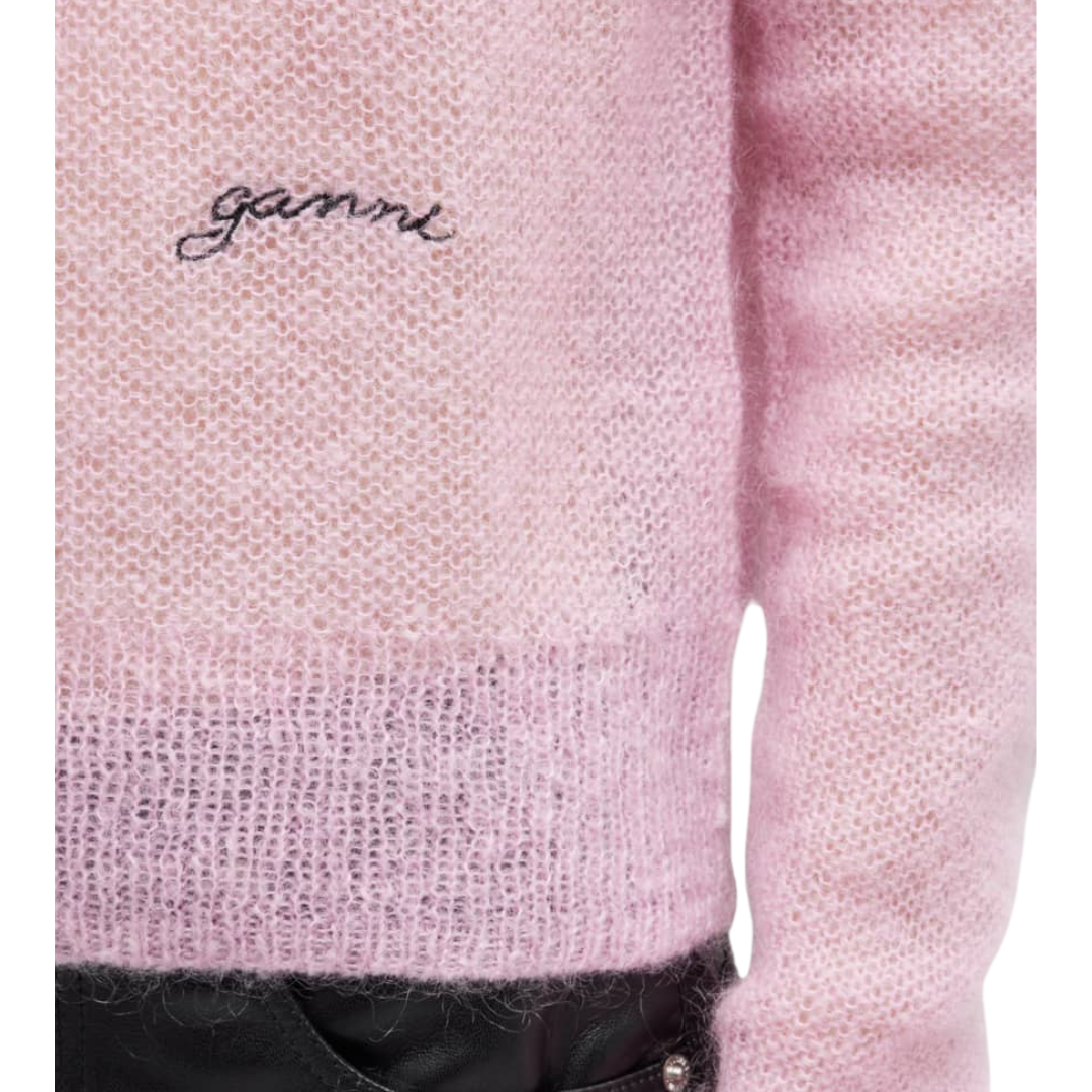 Ganni Mohair Highneck Sweater