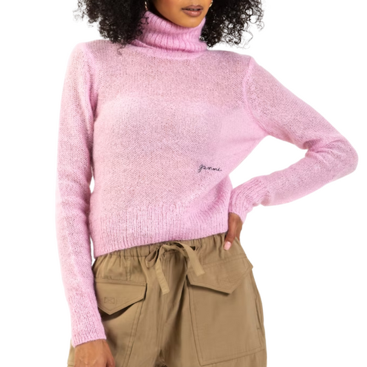 Ganni Mohair Highneck Sweater