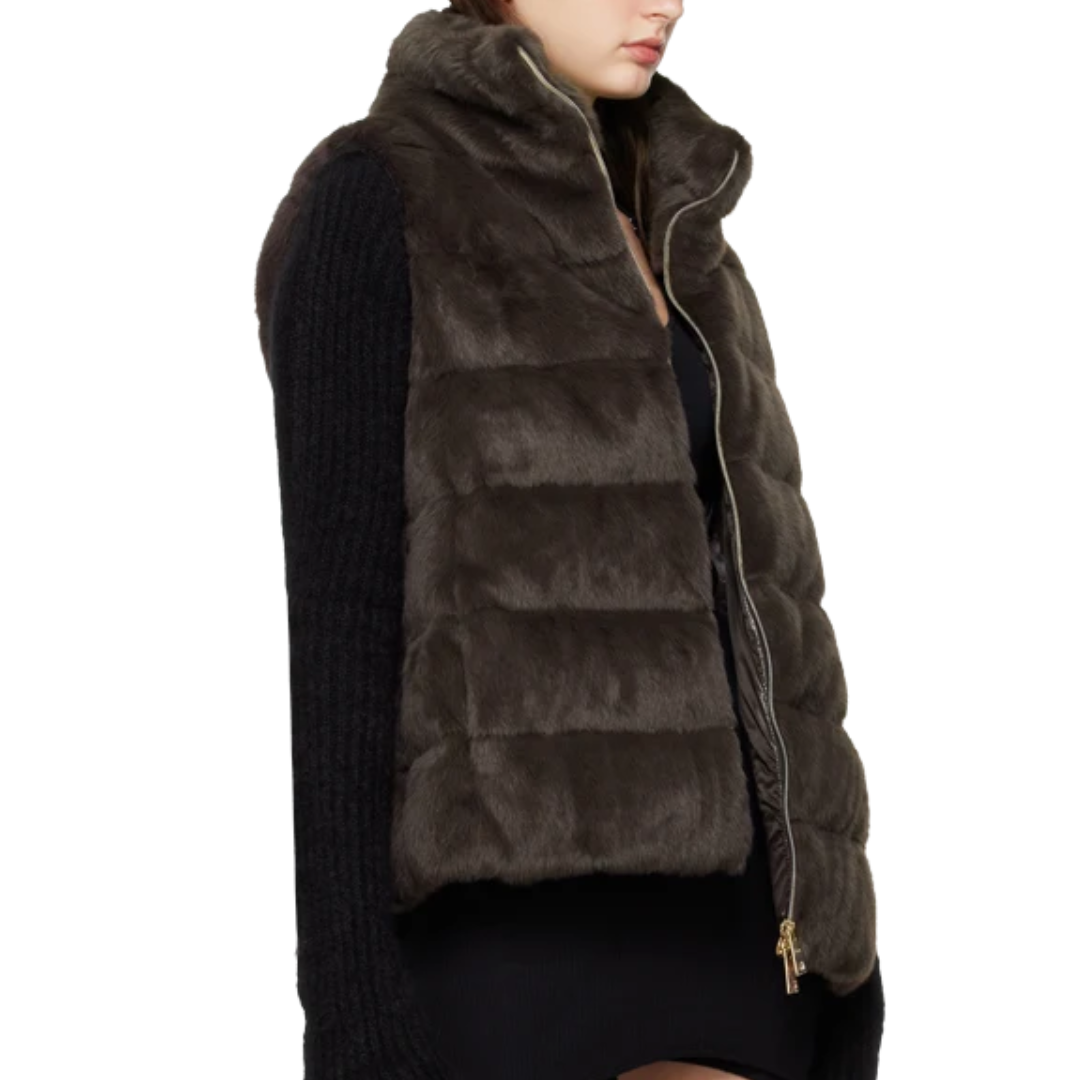 Herno PI001514D Faux Fur Vest