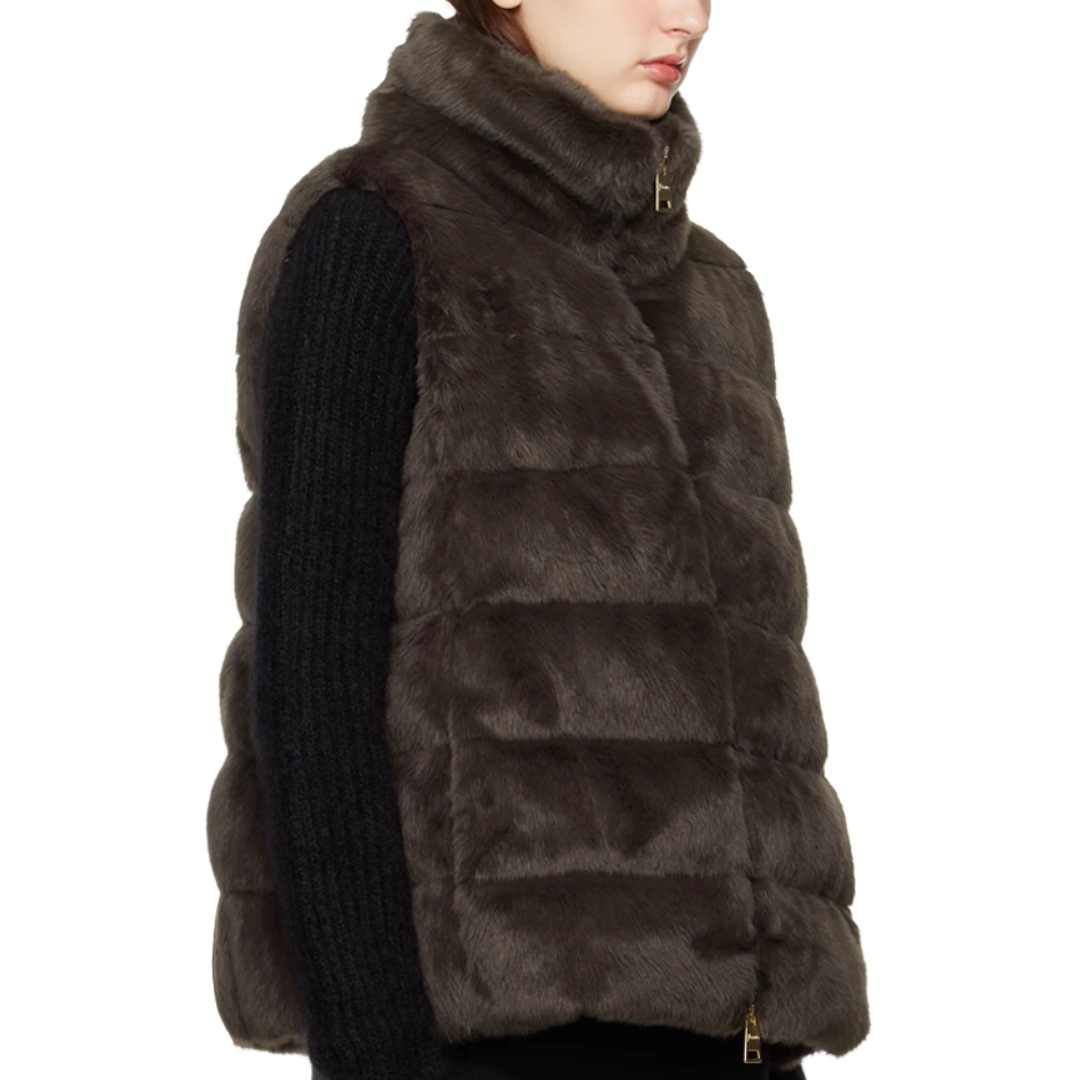 Herno PI001514D Faux Fur Vest