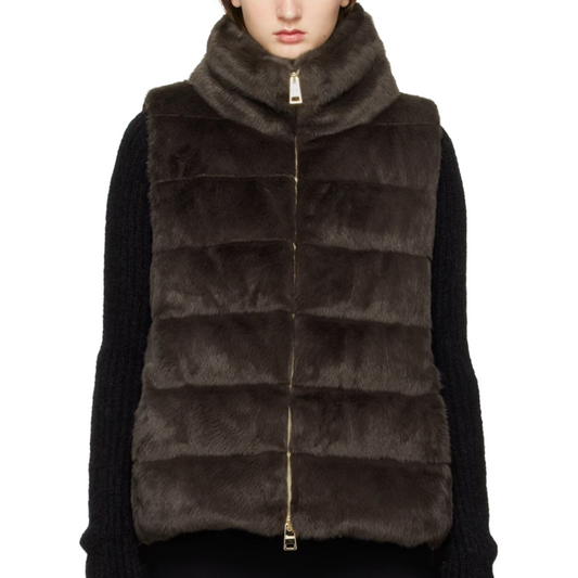 Herno PI001514D Faux Fur Vest