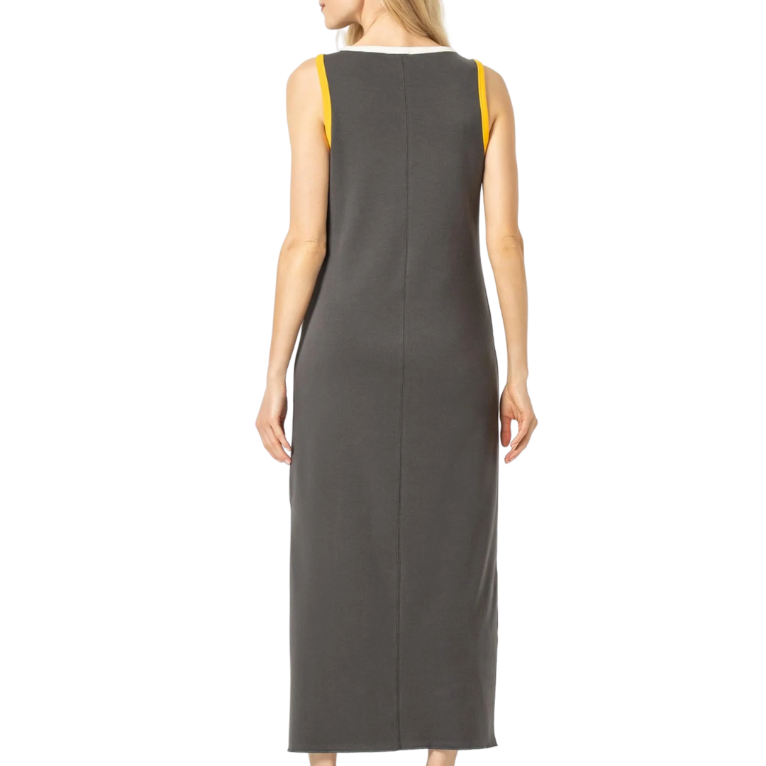 Lilla P Side Slit Maxi Dress