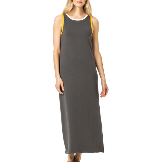 Lilla P Side Slit Maxi Dress