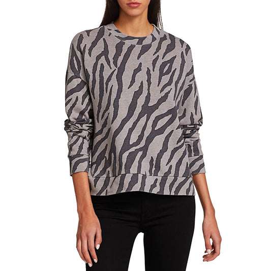 Monrow Zebra Boxy Sweater