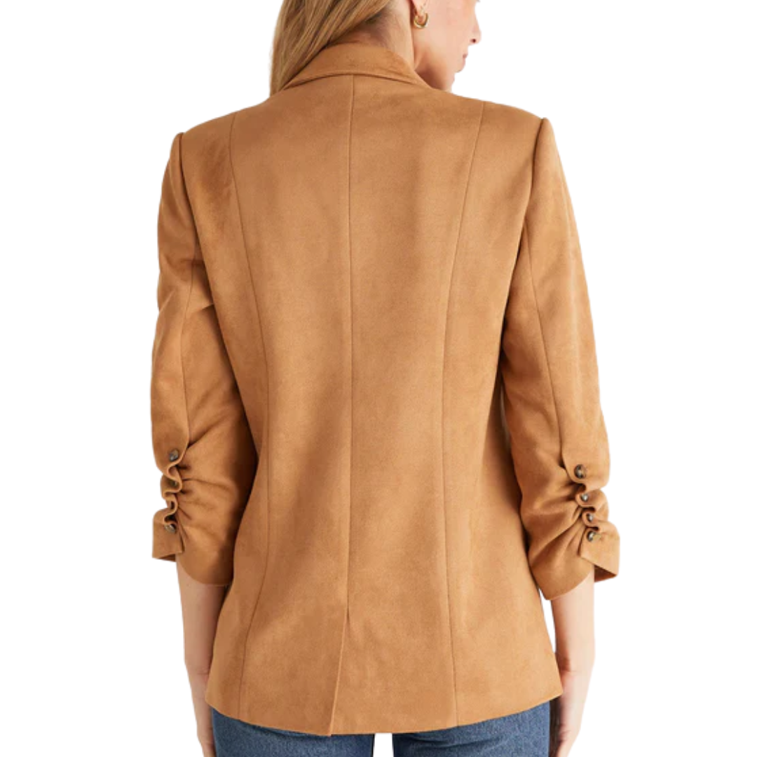 Z Supply Sandelle Faux Suede Blazer