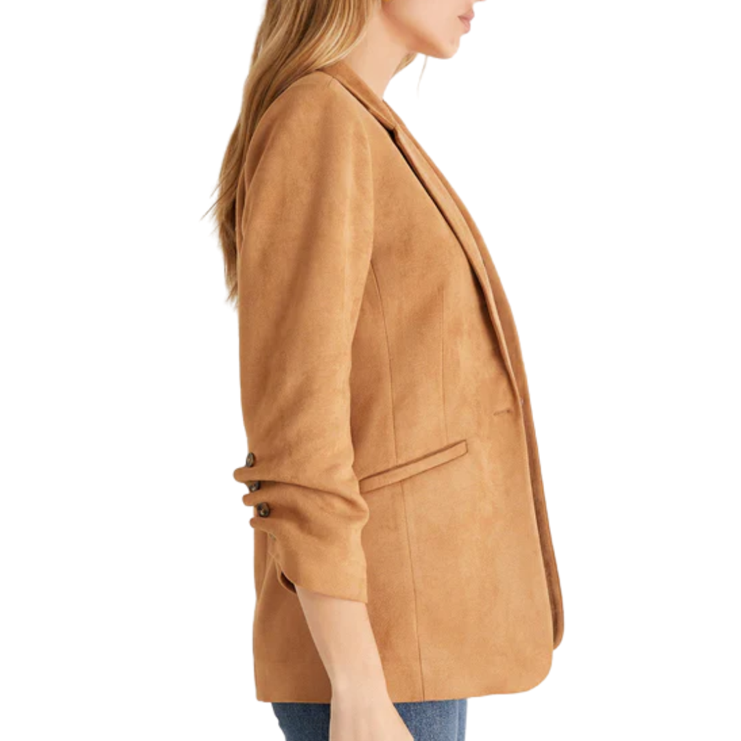 Z Supply Sandelle Faux Suede Blazer