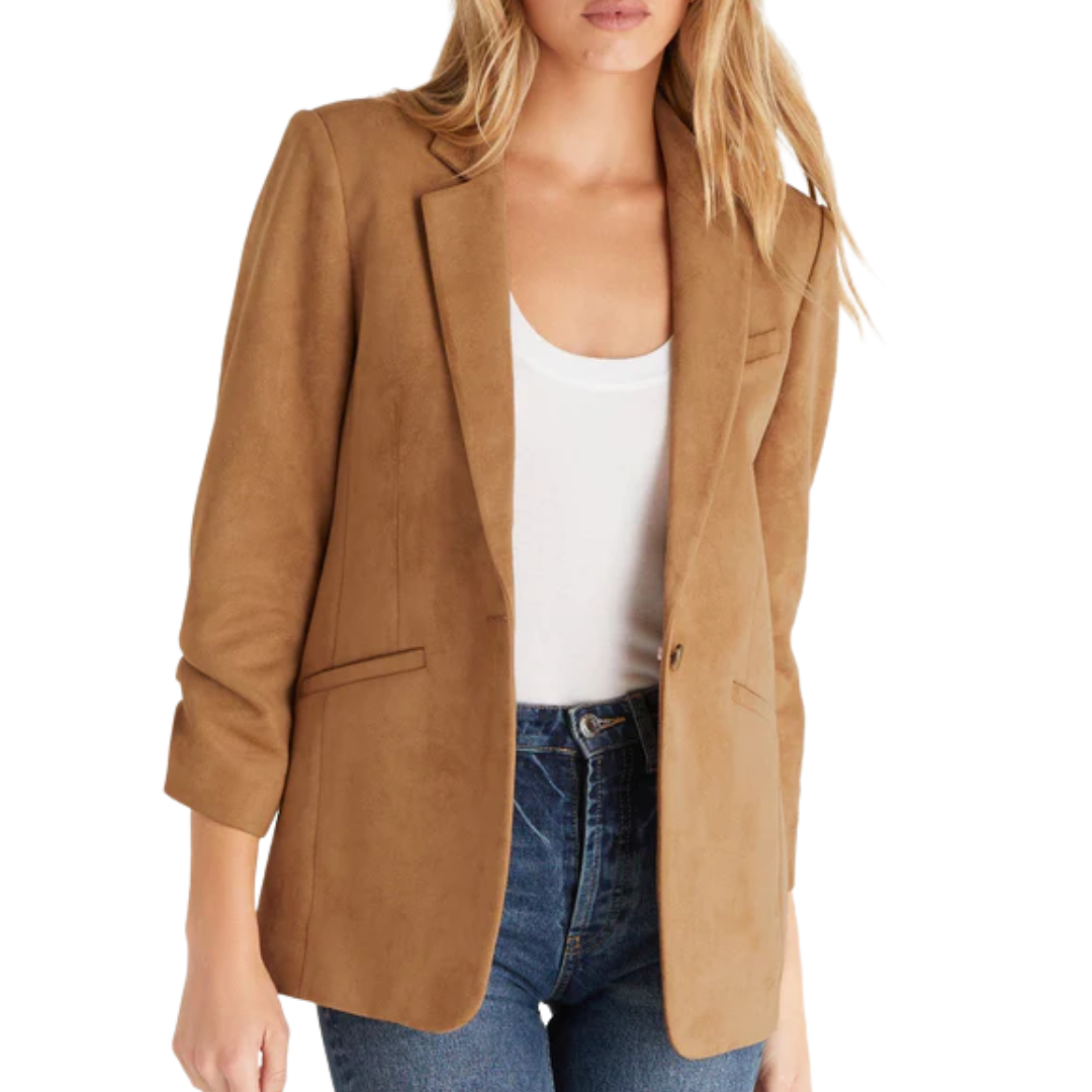 Z Supply Sandelle Faux Suede Blazer