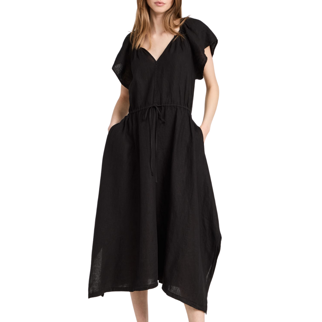 Velvet Debbie Woven Linen Maxi Dress