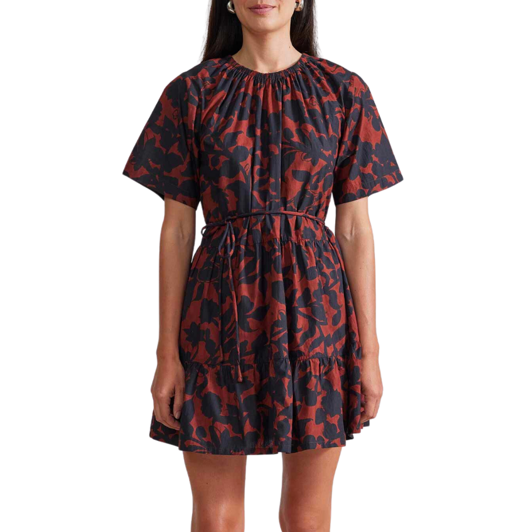 Apiece Apart Saara Tiered Mini Dress