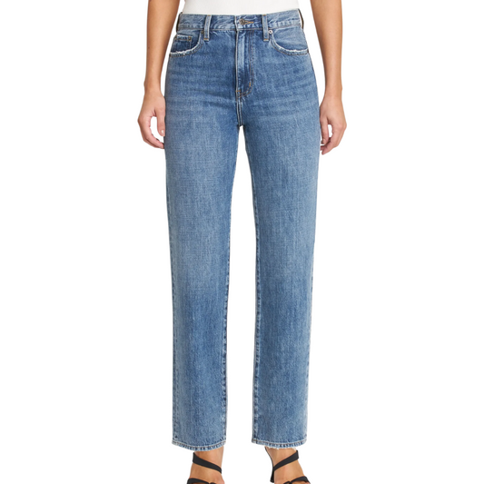 Pistola Cassie Super High Rise Straight Leg Jean in Tilbury