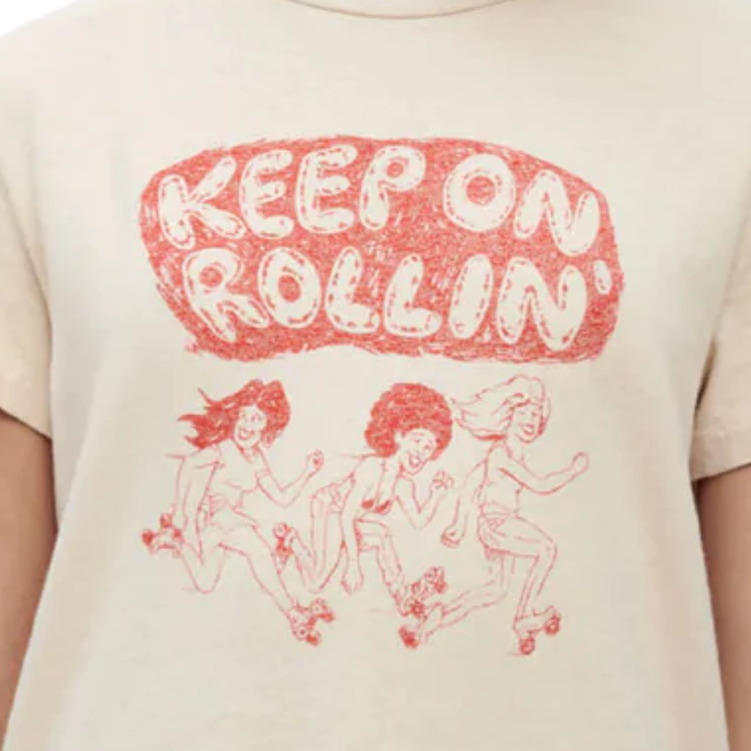 Re/Done Classic "Keep on Rollin'" Tee