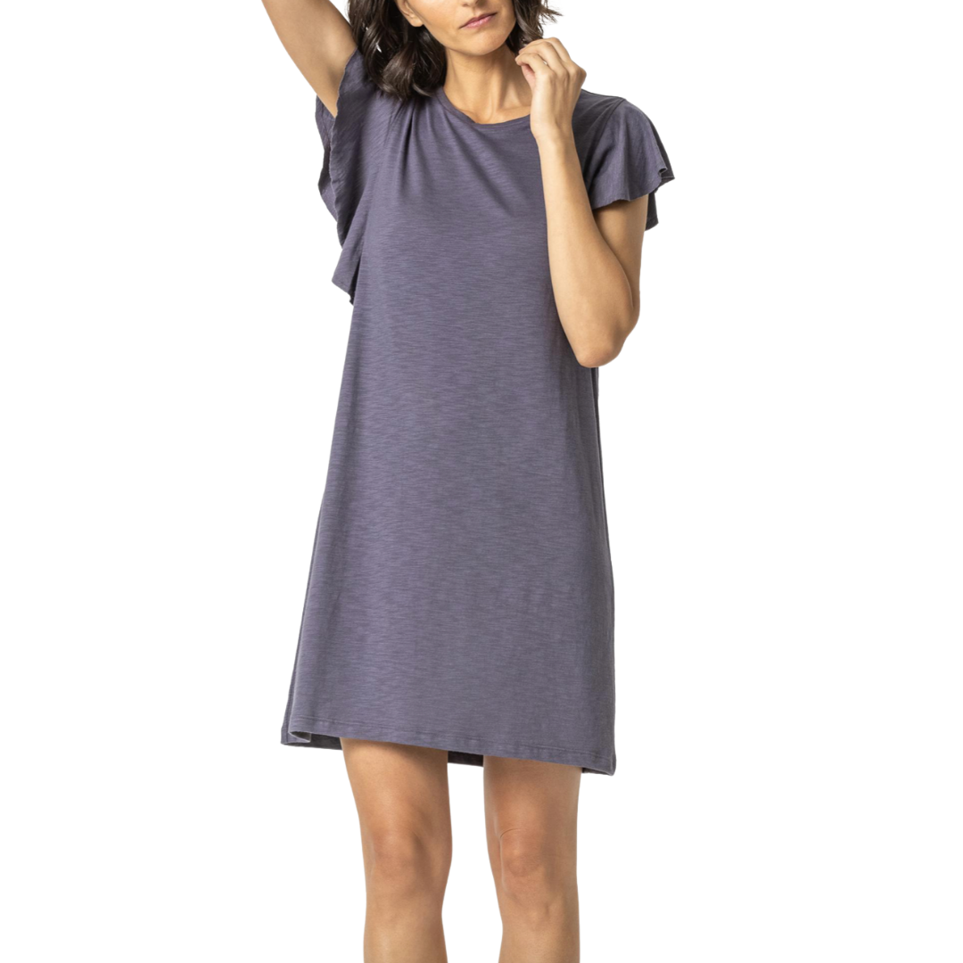 Lilla P Shutter Sleeve Shift Dress