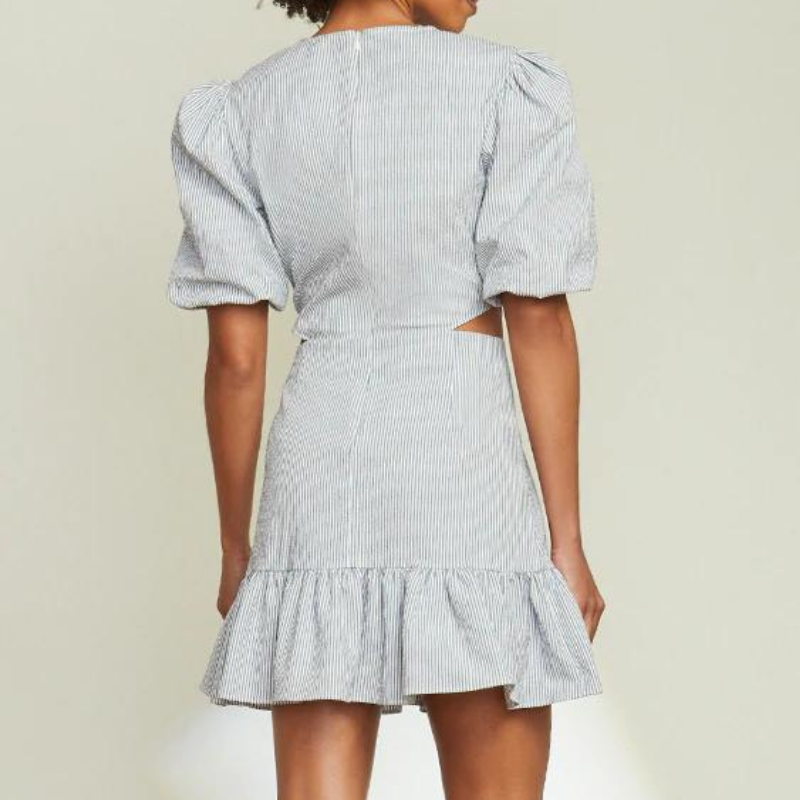 Veronica Beard Iker Puff Sleeve Dress