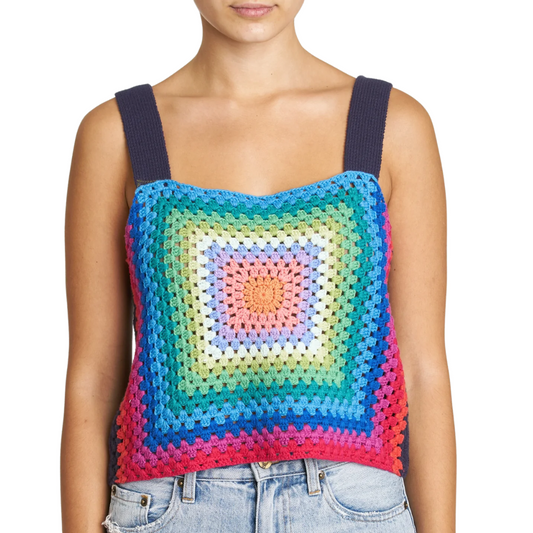 Pistola Vivienne Crochet Sweater Tank