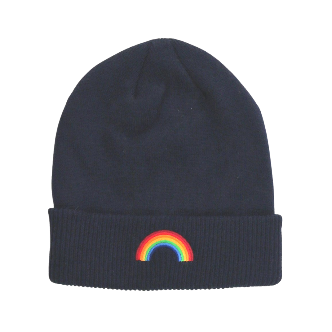 Aviator Nation Rainbow Patch Beanie