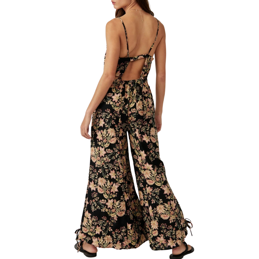 Free People Stand Out Printed Jumpsuit