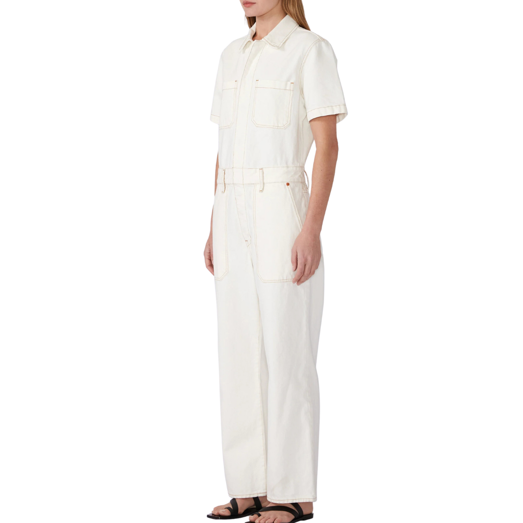 SLVRlake Wide Leg Cotton Jumpsuit