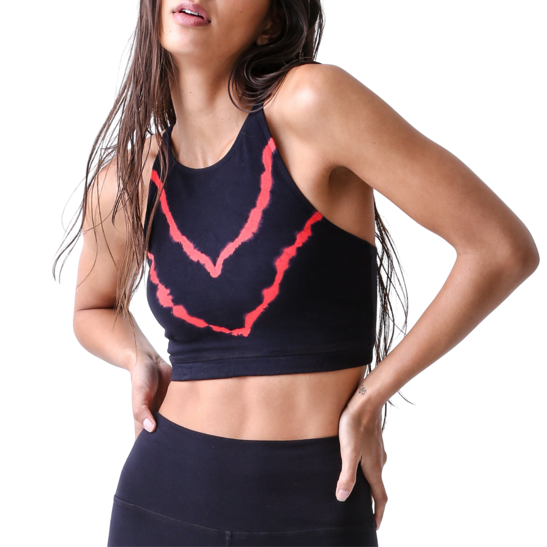 Electric & Rose Grayson Tie Dye Crop Top