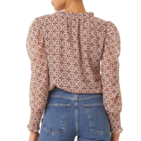 Misa Siena Poly Chiffon Blouse