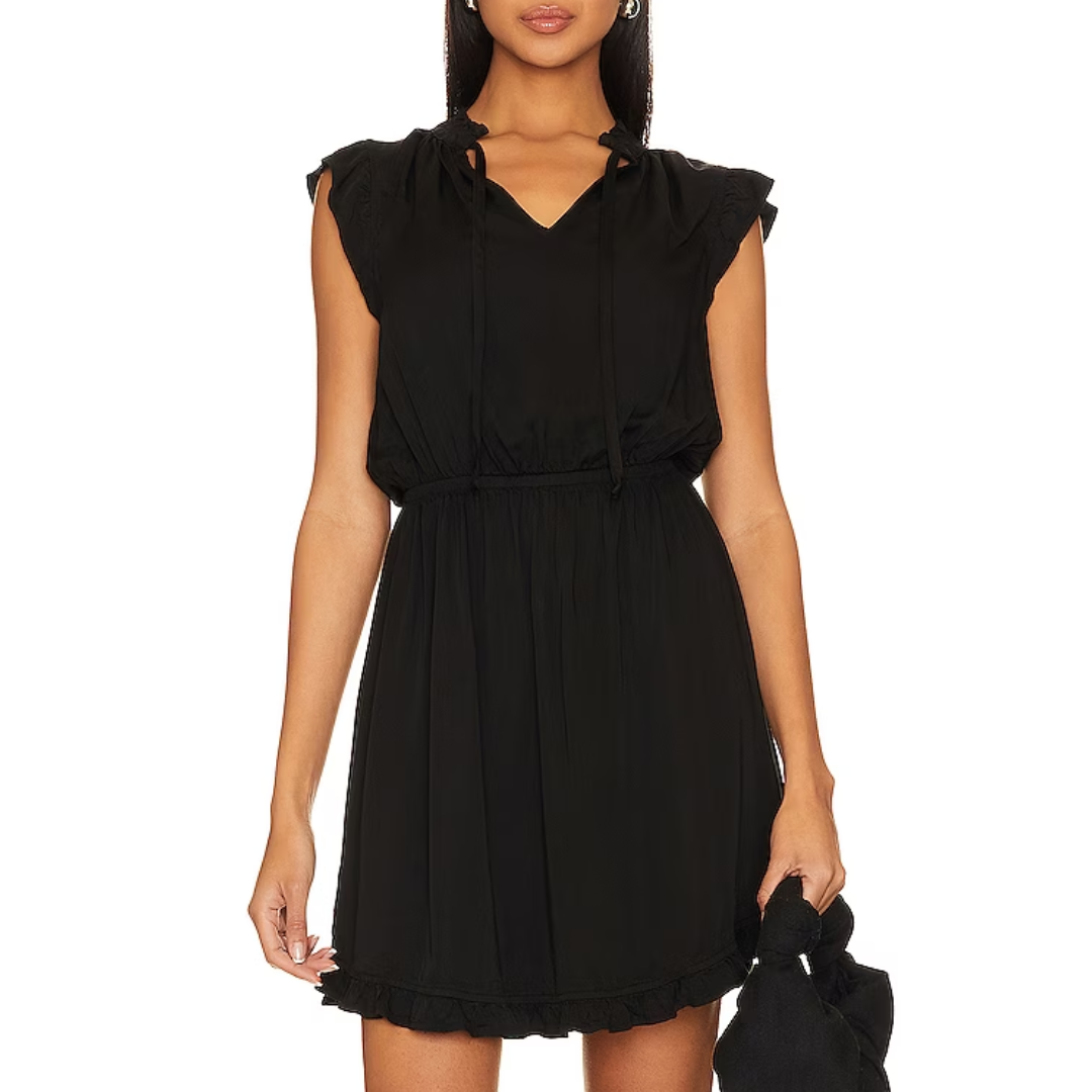 Bella Dahl Ruffle Sleeve Mini Dress