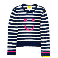 Kerri Rosenthal Smiley Cotton Sweater