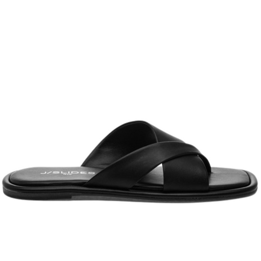 J/Slides Yuri Slide Leather Sandals