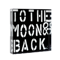 Kerri Rosenthal To The Moon & Back Block of Love