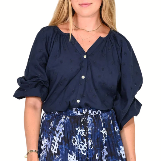 Kerri Rosenthal Charlie Button Up Blouse