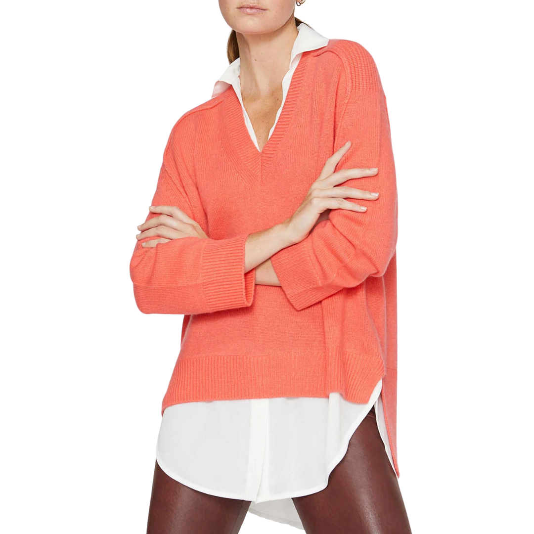 Brochu Walker The Looker Layered V-Neck Sweater