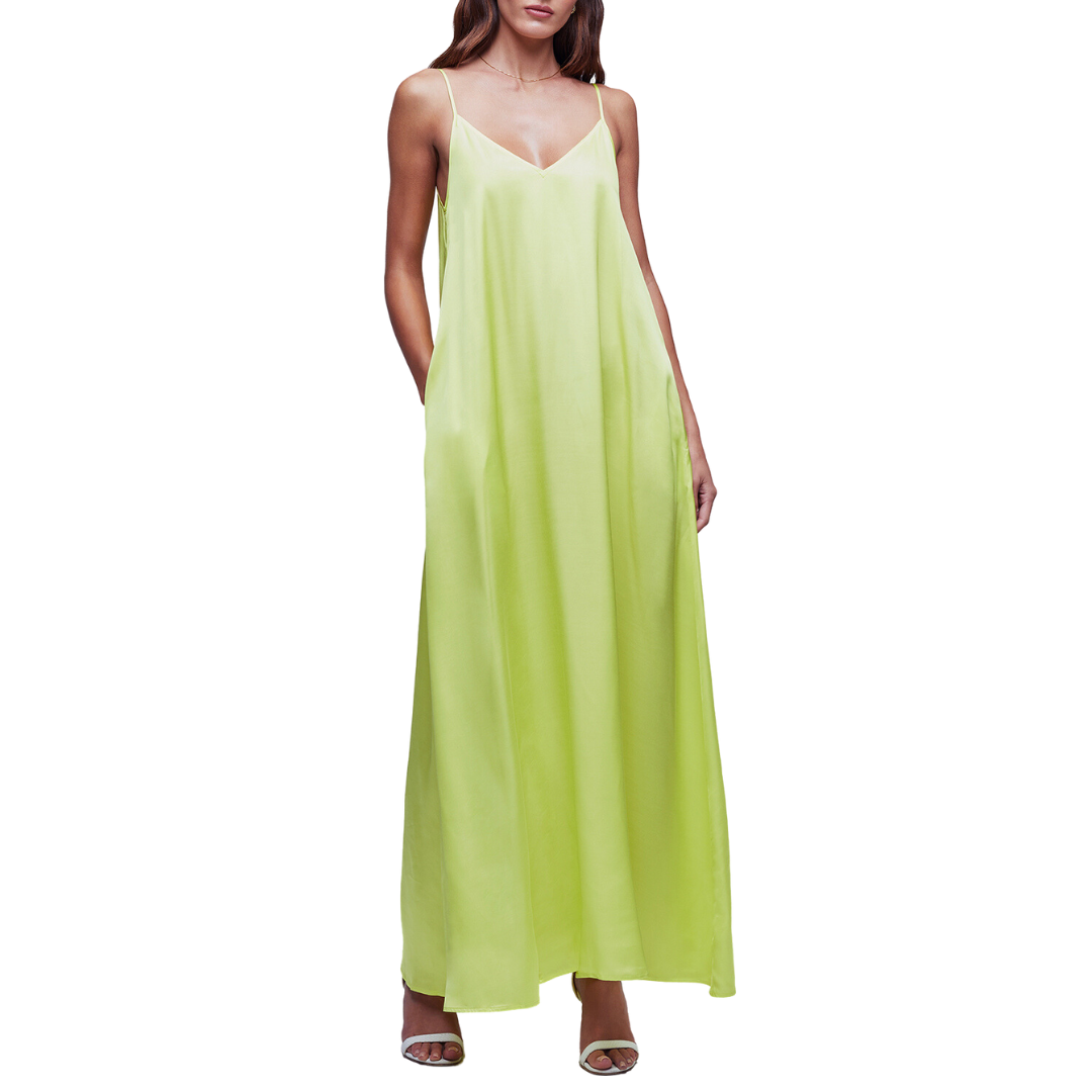 L'Agence Hartley Trapeze Maxi Dress