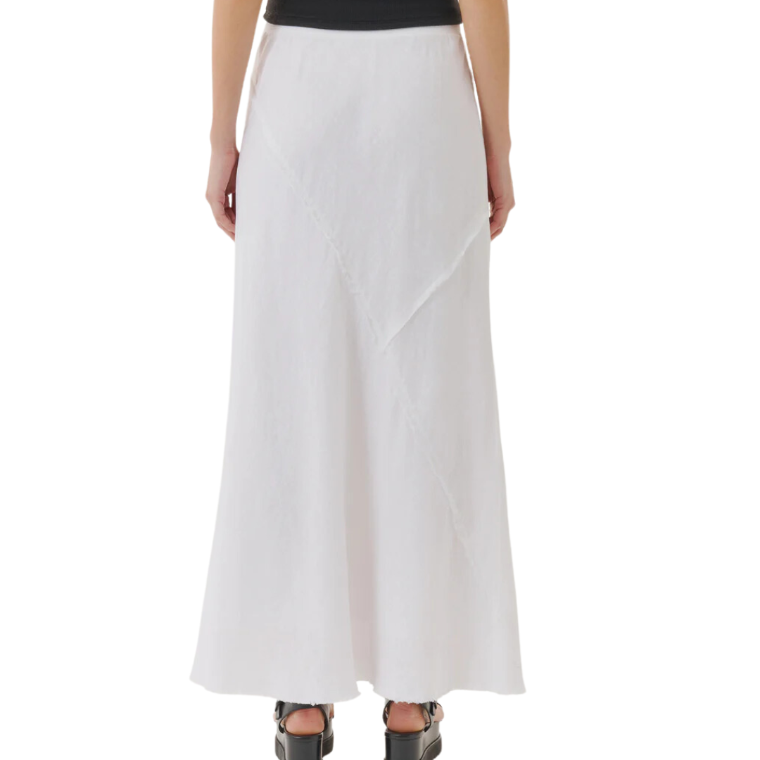 ATM Linen Bias Maxi Skirt