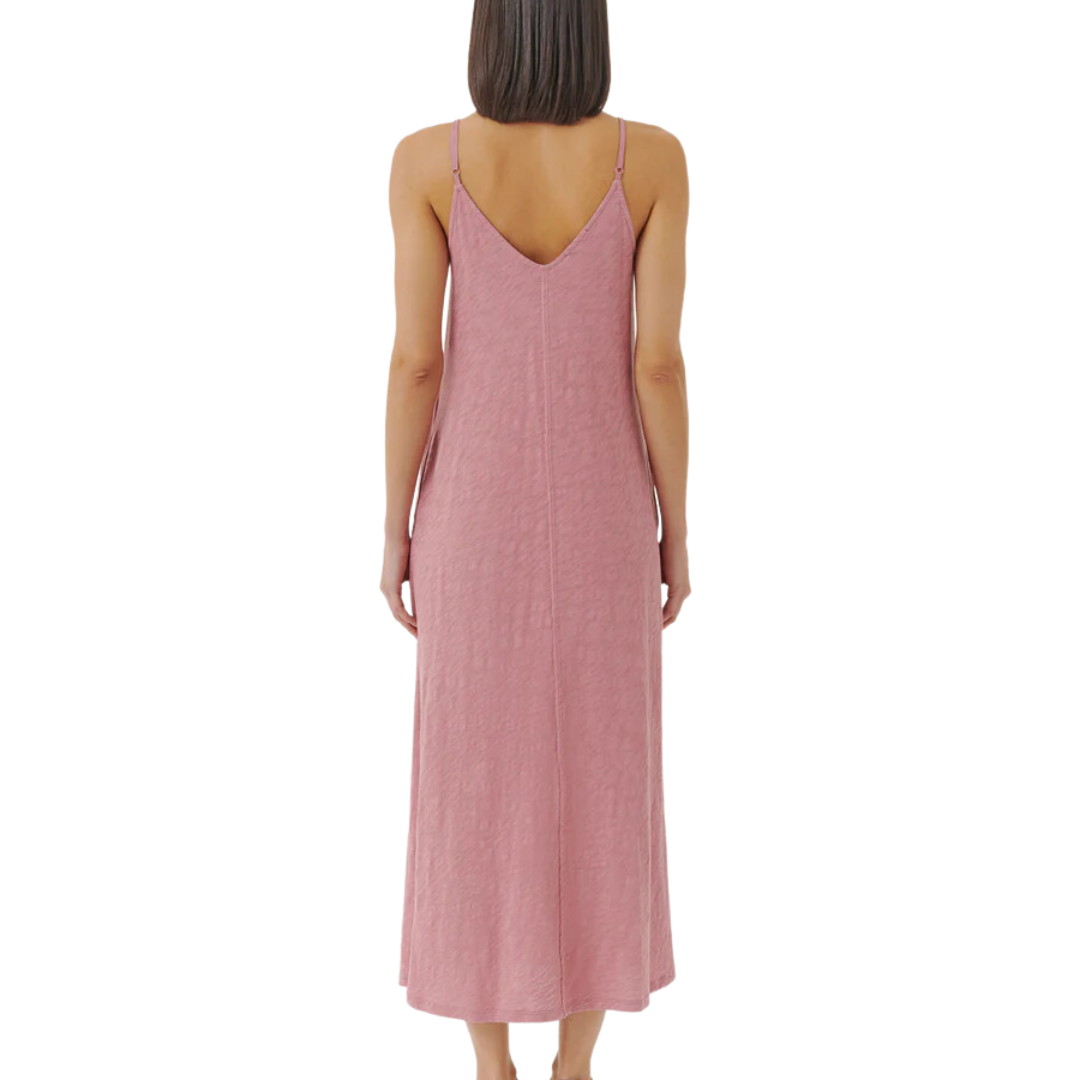 ATM Slub Jersey Tank Maxi Dress