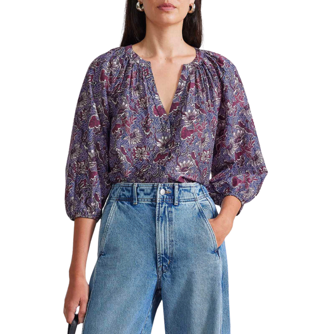 Apiece Apart Mitte Floral Blouse