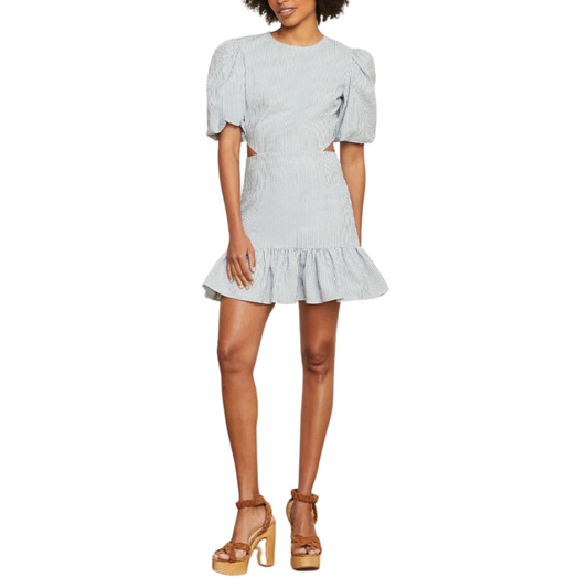 Veronica Beard Iker Puff Sleeve Dress