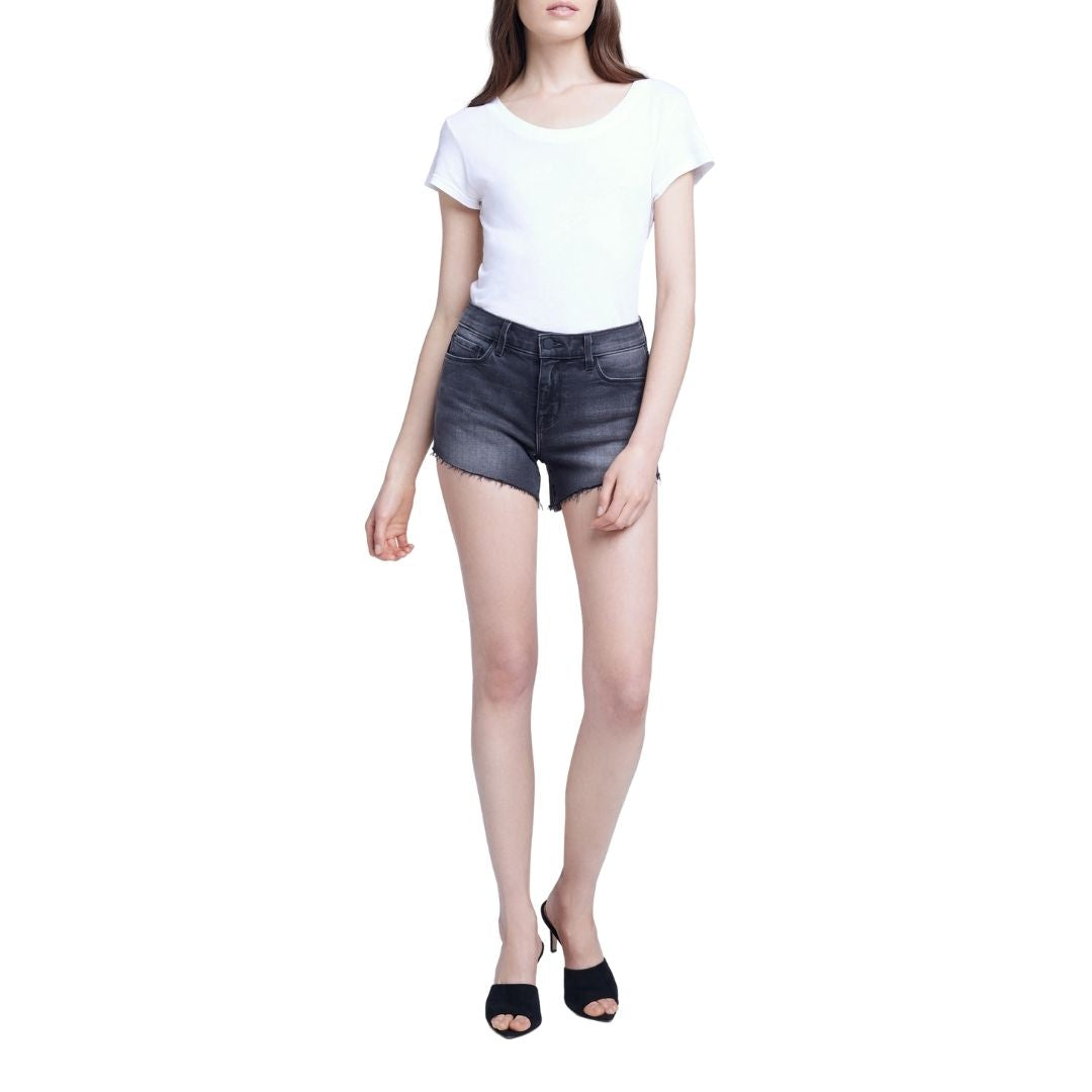 L'Agence Audrey Cutoff Jean Shorts