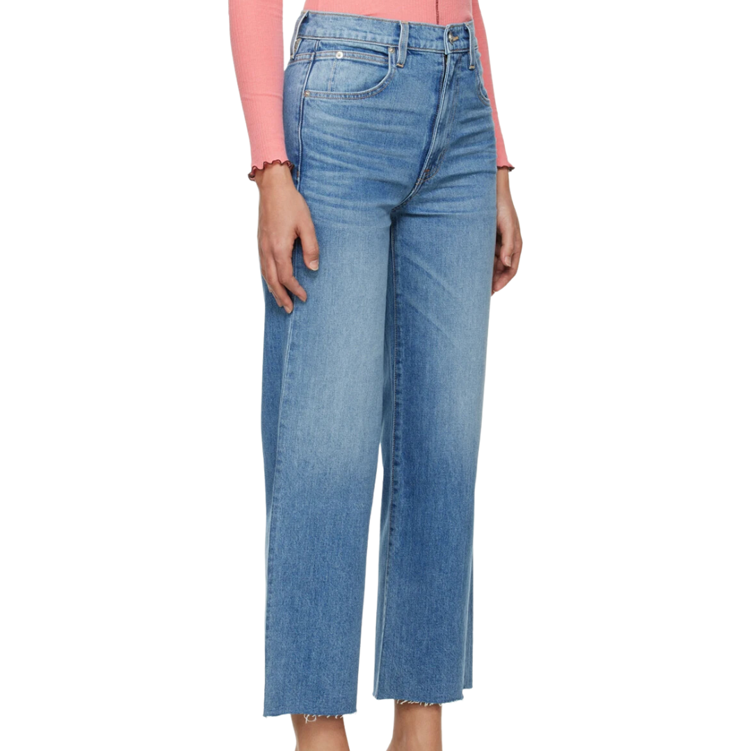 SLVRlake Grace Cropped Wide Leg Jeans