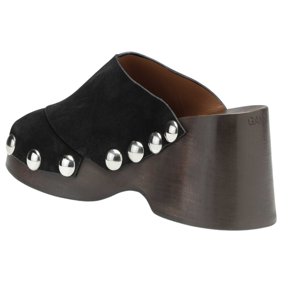 Ganni Chunky Wedge Clogs