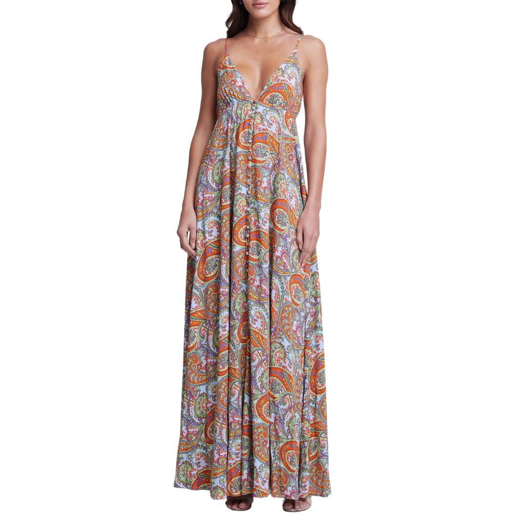 L'Agence Stefani Maxi Dress