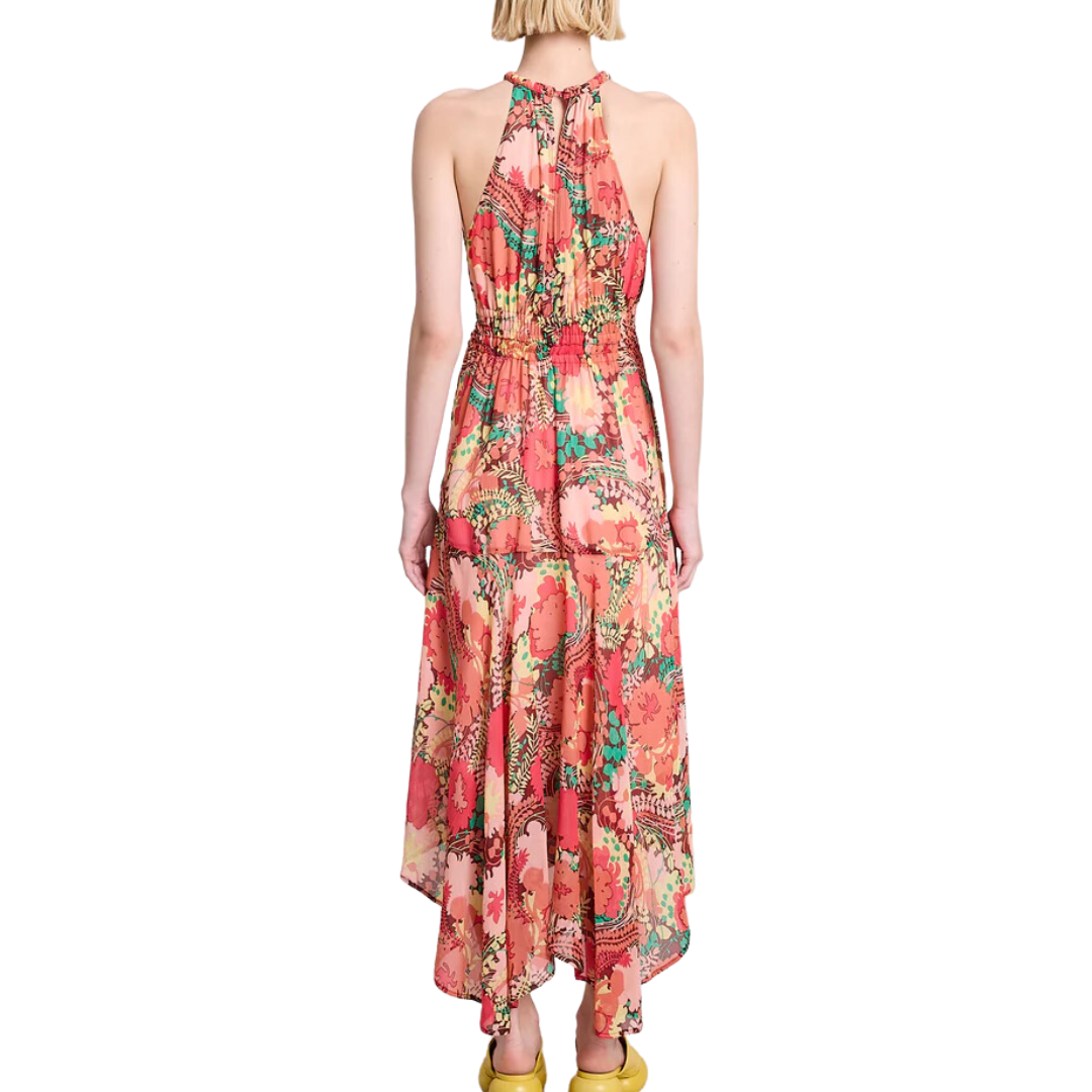 A.L.C Ellie Silk Midi Dress