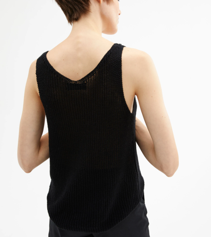 Nili Lotan Nala Linen Sweater Tank