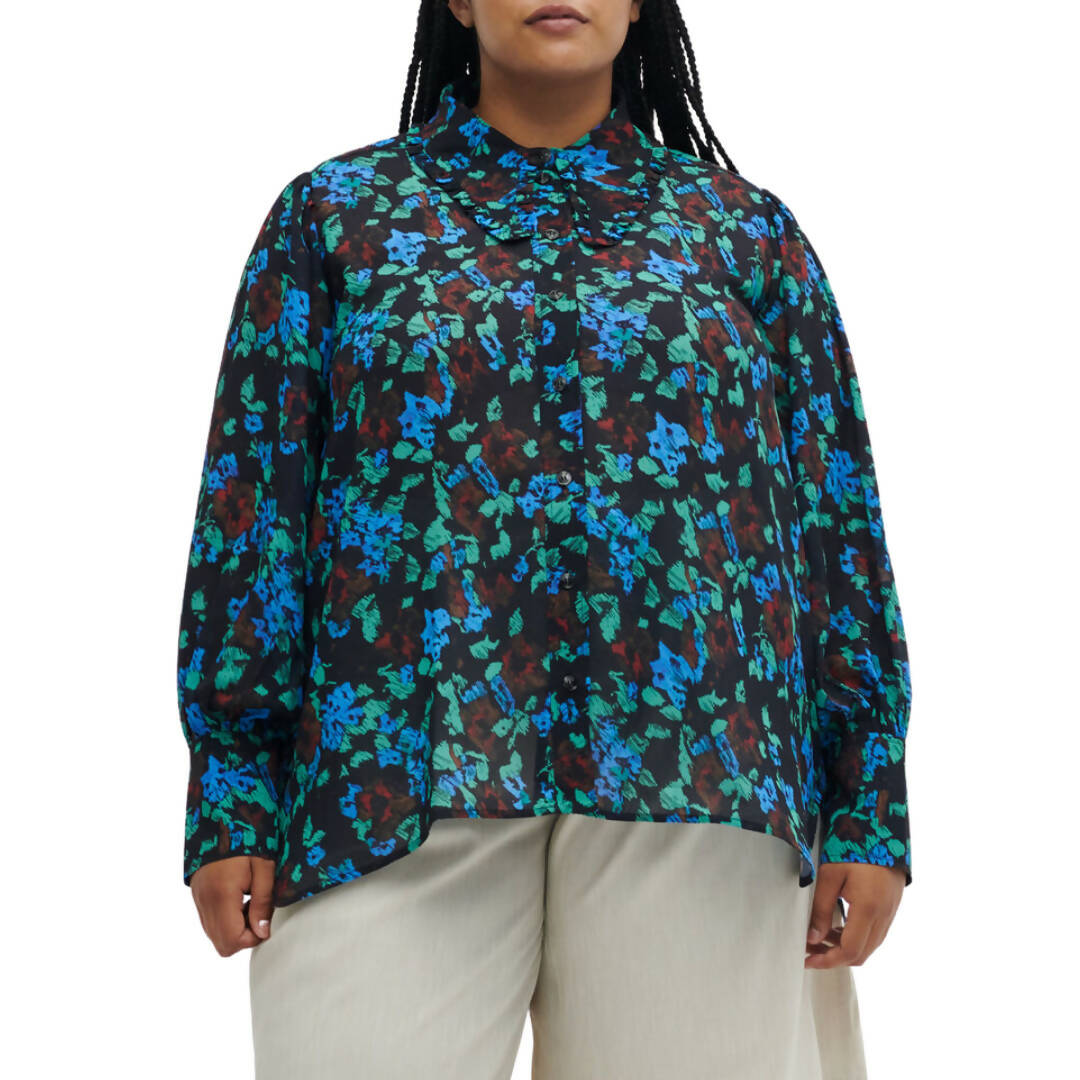 Ganni Puff Sleeve Shirt