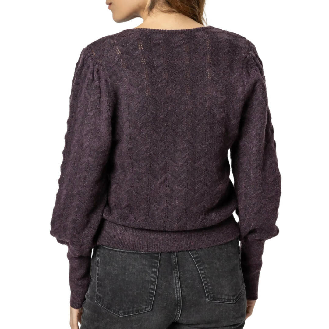 Lilla P Front Tie Pullover Sweater