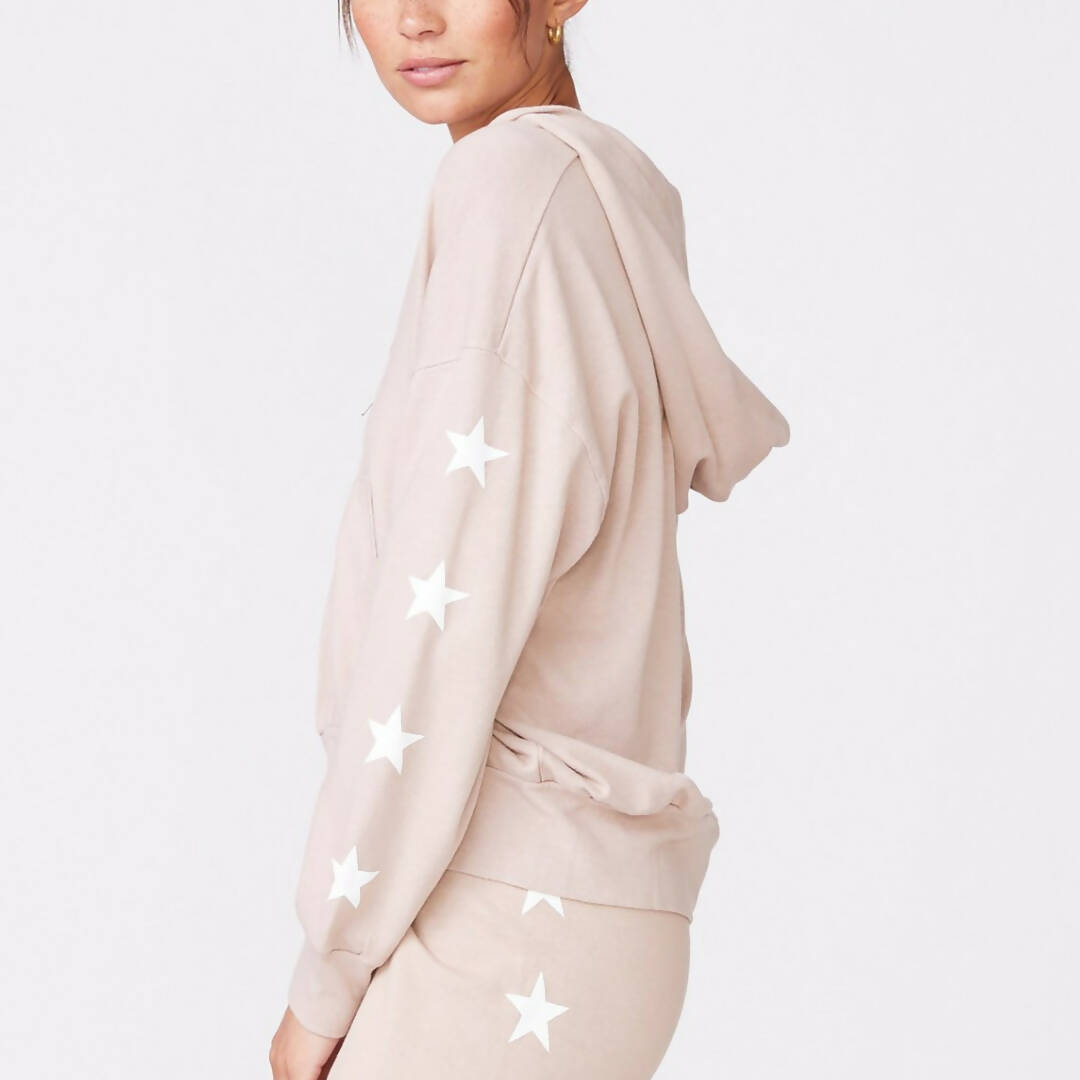 Monrow Star Print Sweatshirt