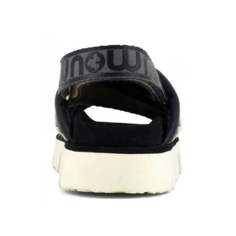 Mou Bio Criss Cross Leather Sandal