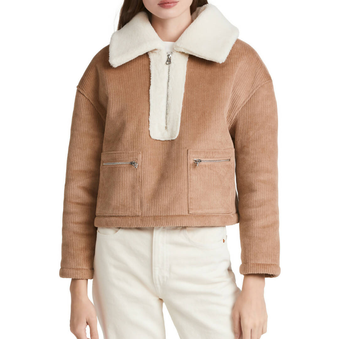 Naadam Shearling Pullover Jacket