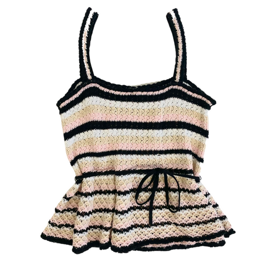 Central Park West Monique Crochet Tank Top