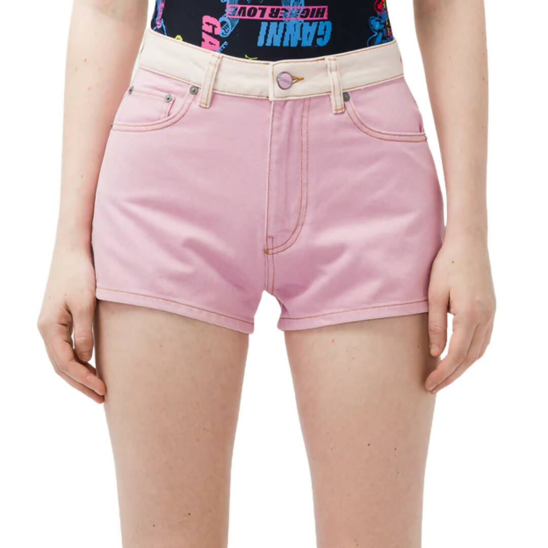 Ganni Cutline High Waisted Short