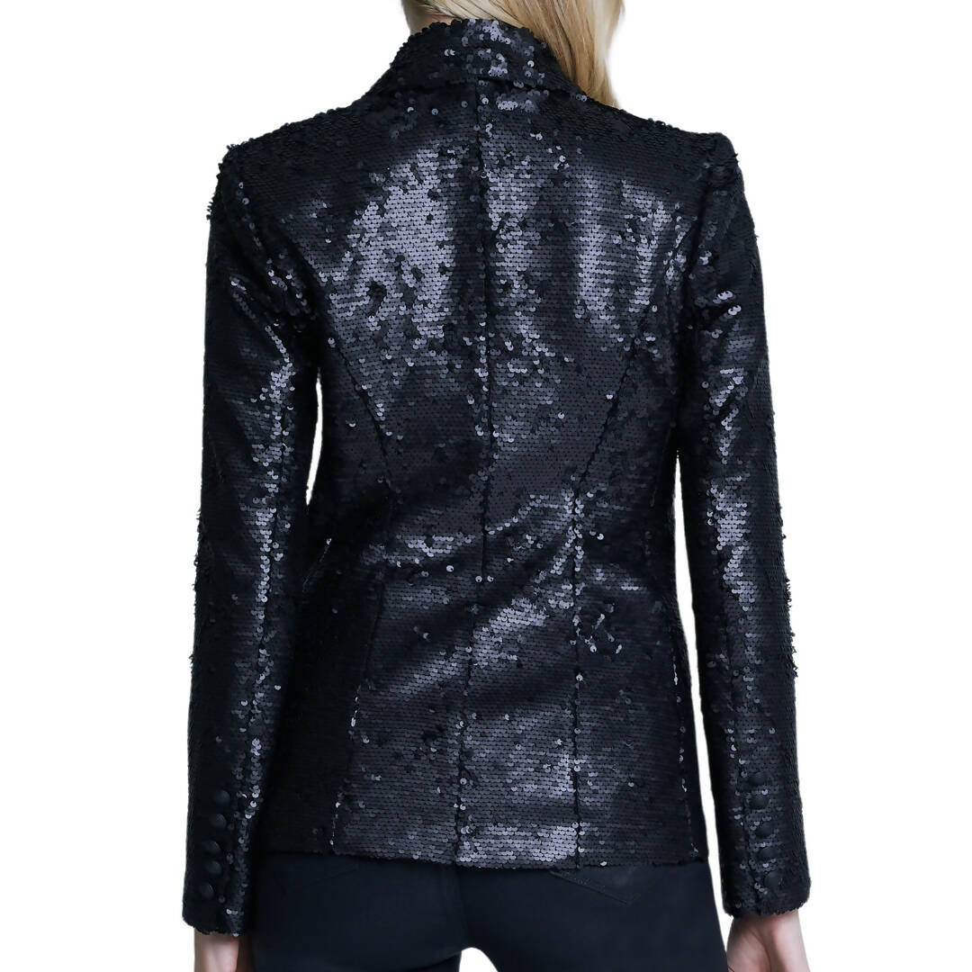 L'Agence Kenzie Sequin Blazer