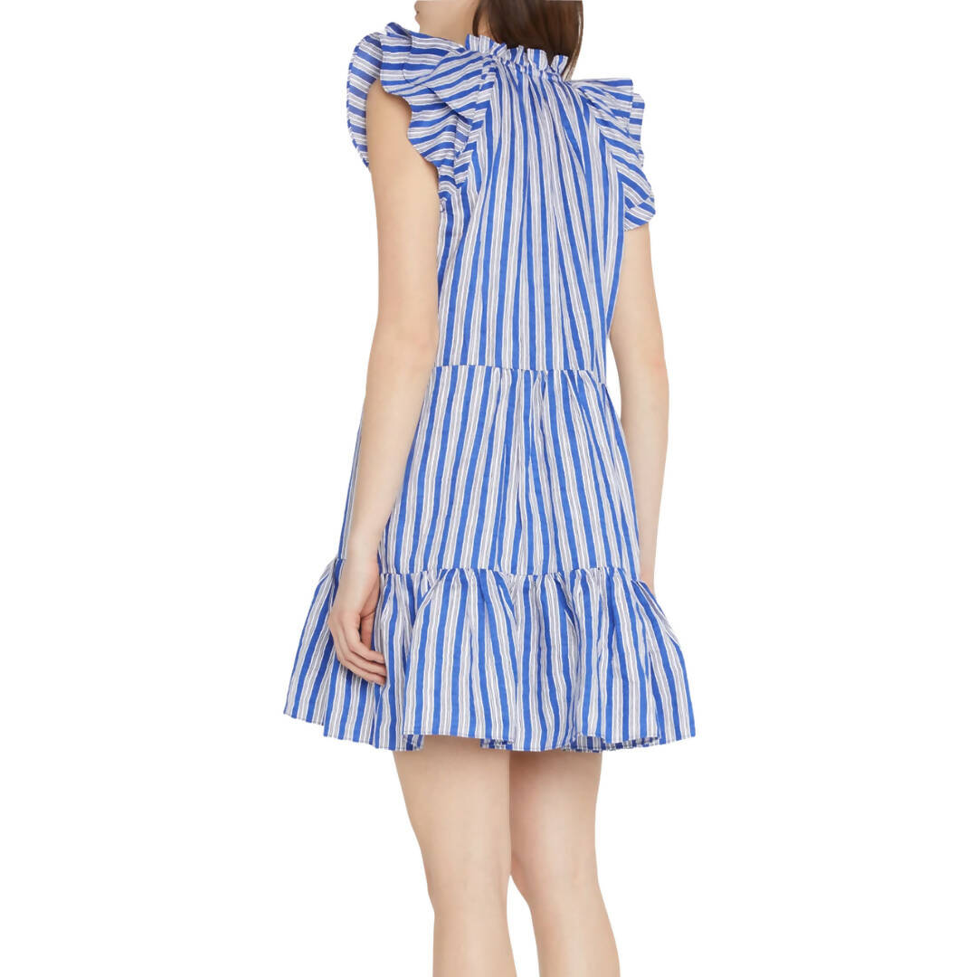 Veronica Beard Zee Striped Mini Dress